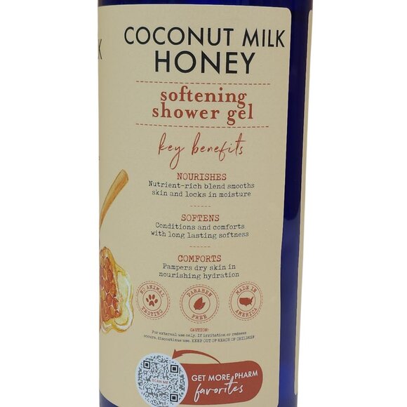 Pharm Table 2pk Eucalyptus Spearmint Shower Gel Coconut Milk Honey 32 oz - Picture 8 of 9